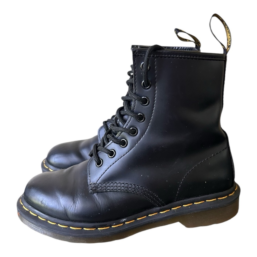 Dr. Martens Black Leather Boots